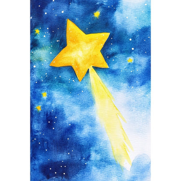 Peinture Bébé Étoile Filante
